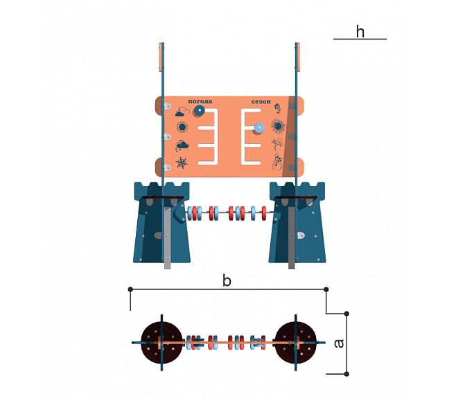 Бизиборд Romana 115.69.00