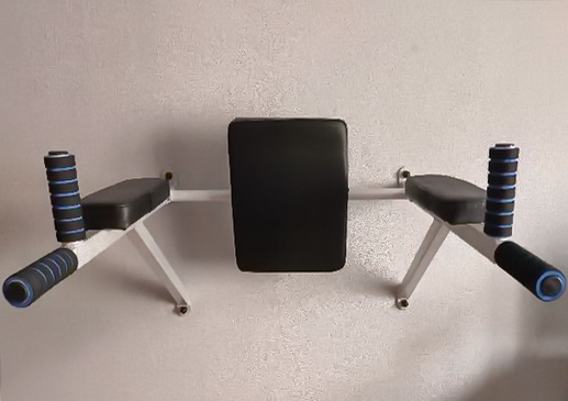 Тренажёр пресс-брусья настенный АТЛЕТ-Проф Юный Атлет чёрный антик