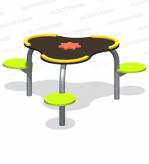 Стол КУВШИНКА (фанера) Romana 057.54.00