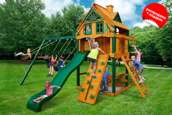 Детская деревянная игровая площадка СОЛНЕЧНЫЙ ЛУЧ