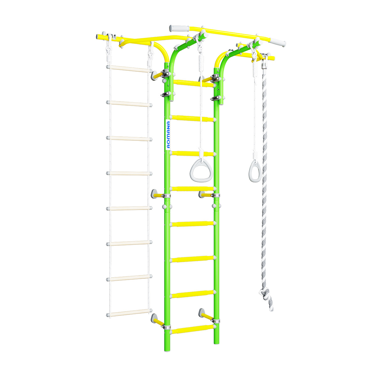 Шведская стенка S6 Karusel Romana (01.21.8.06.410.06.00-14) зелёное яблоко