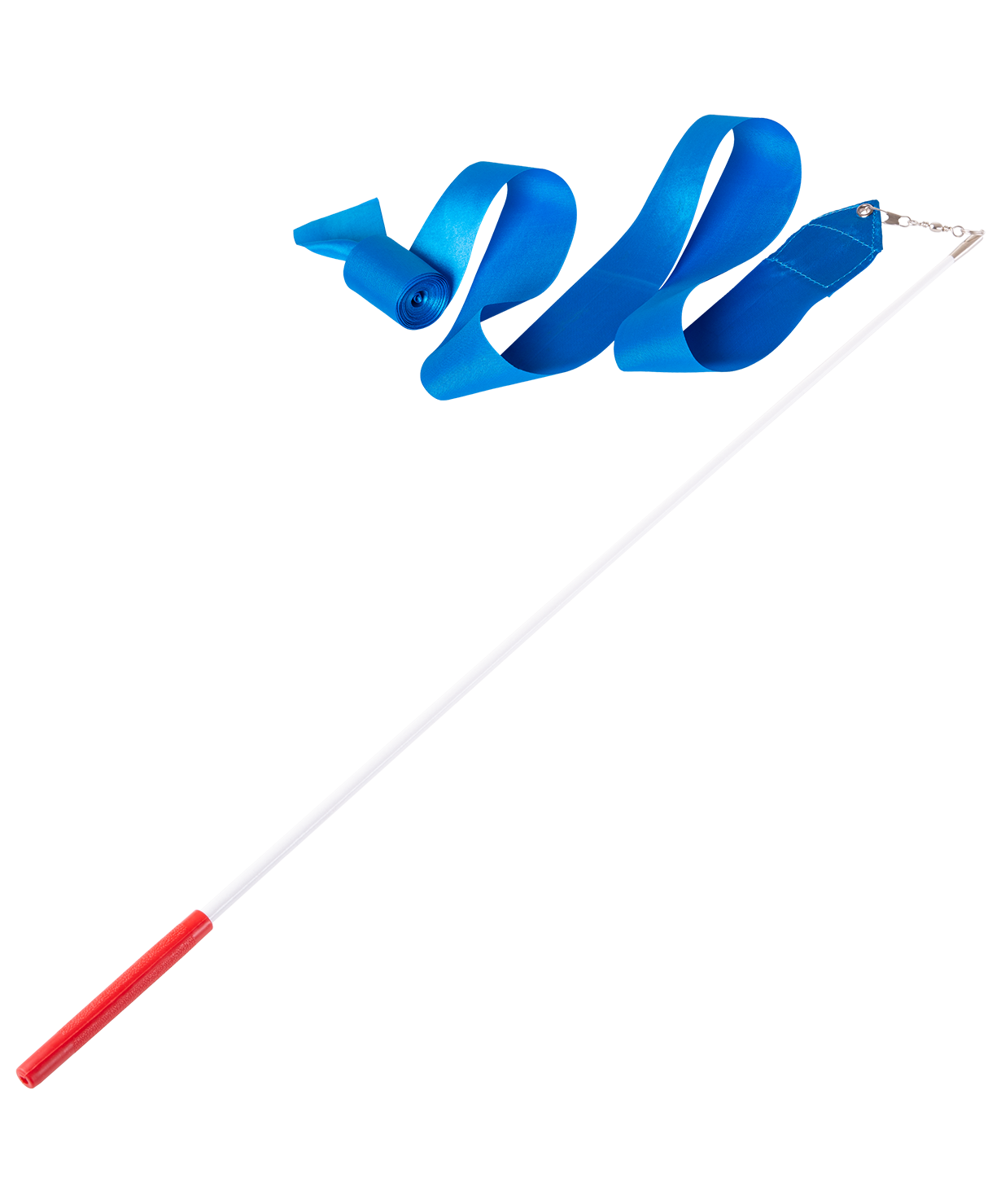 Лента для художественной гимнастики AGR-201 6м, с палочкой 56 см, голубой