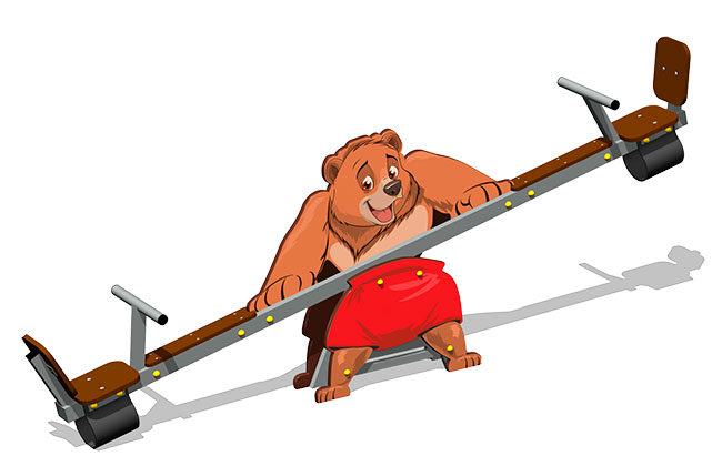 Качалка-балансир ZION Мишка У1 (КЧ090)