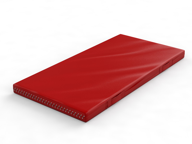 Мат гимнастический на шнуровке с ручками 2х1х0,1 м