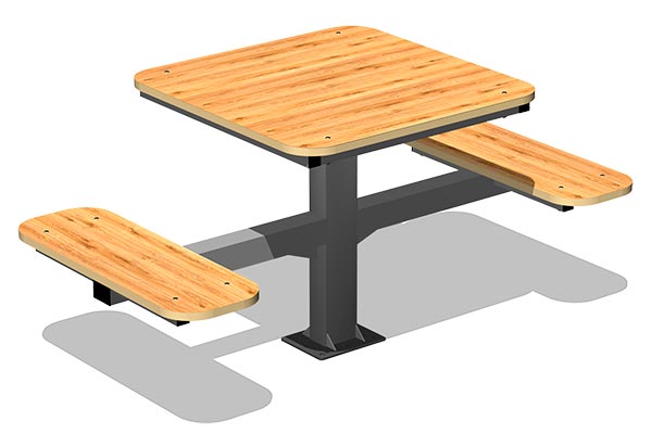 Стол уличный со скамьями ZION М2 (СП241)