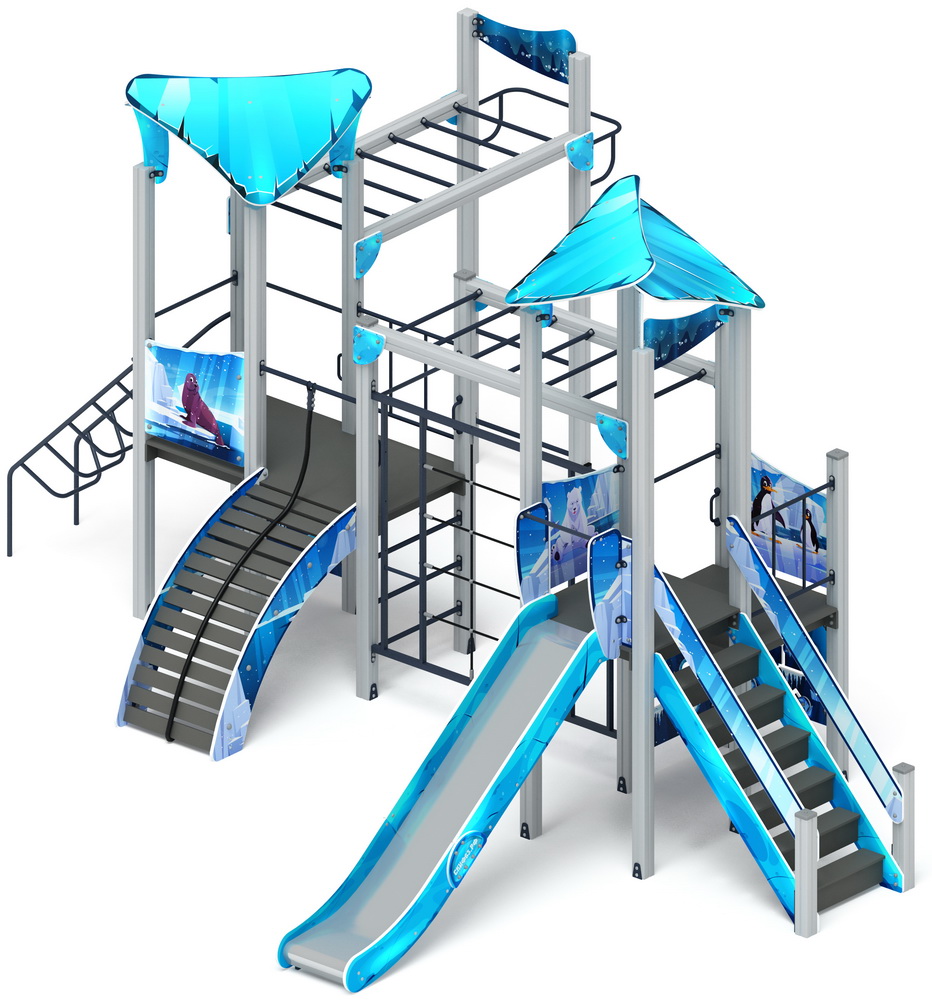 ВОЛШЕБНЫЙ ГОРОД детский игровой комплекс ДИК 2.19.01-02 (H=1500)