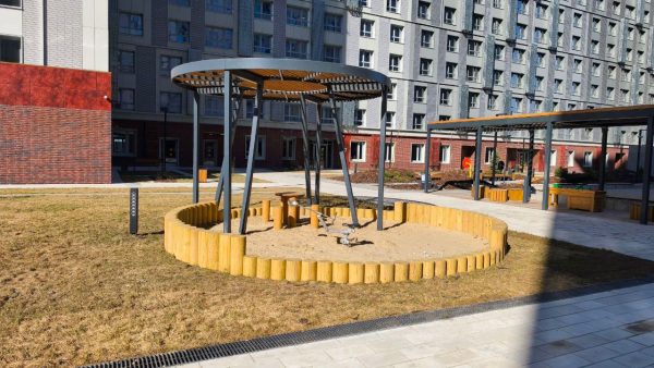 Песочница для детской площадки Столбики ПС-111