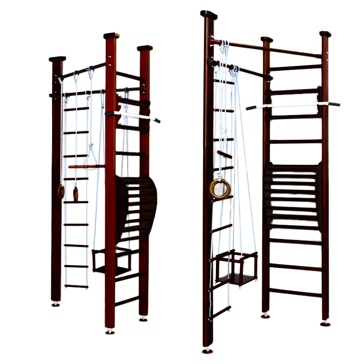 Детский спортивный комплекс Карусель 3Д.01.01 + тренажер для осанки №2 Венге