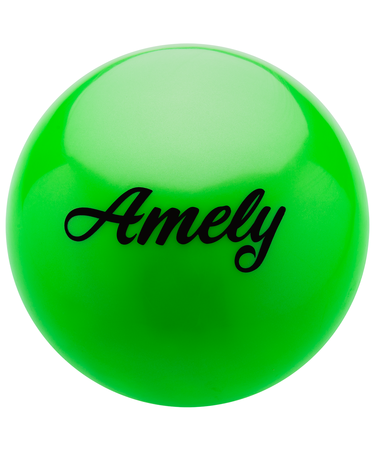 Мяч для художественной гимнастики AGB-101 19 см, зеленый