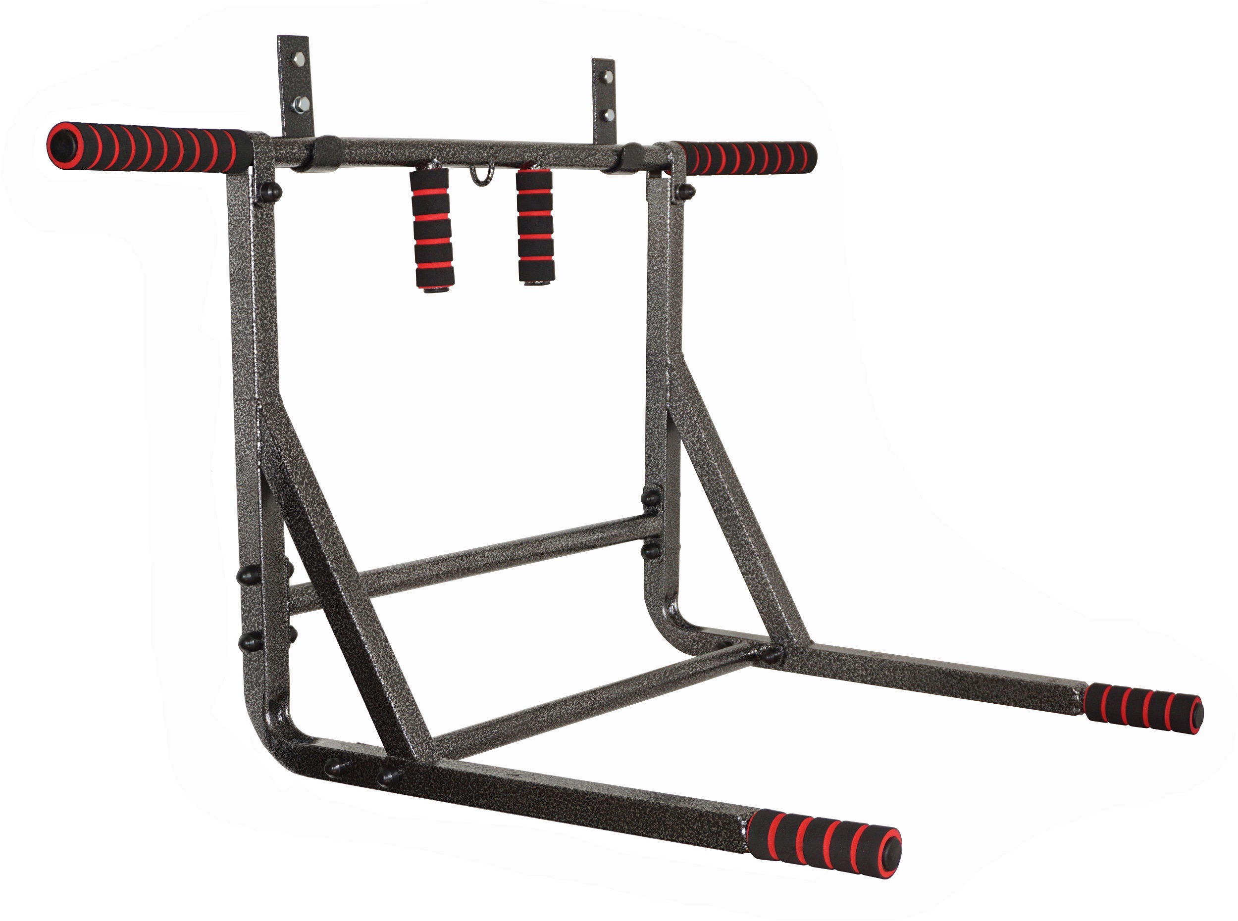 Турник АТЛЕТ 2 в 1 (60) Юный Атлет чёрный антик