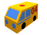 Контурная игрушка Фургон ГАЗОВАЯ СЛУЖБА Romana (ДМФ-МК-01.23.05)