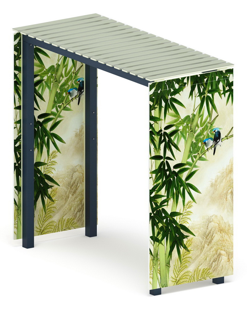 Пергола (Бамбук) МФ 77.06.01-02 /с поликарбонатом/