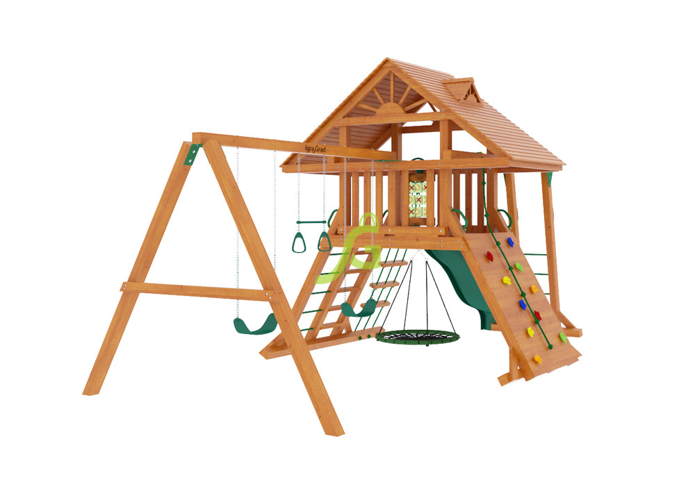 Детская площадка IgraGrad Крепость Фани с рукоходом (дерево)