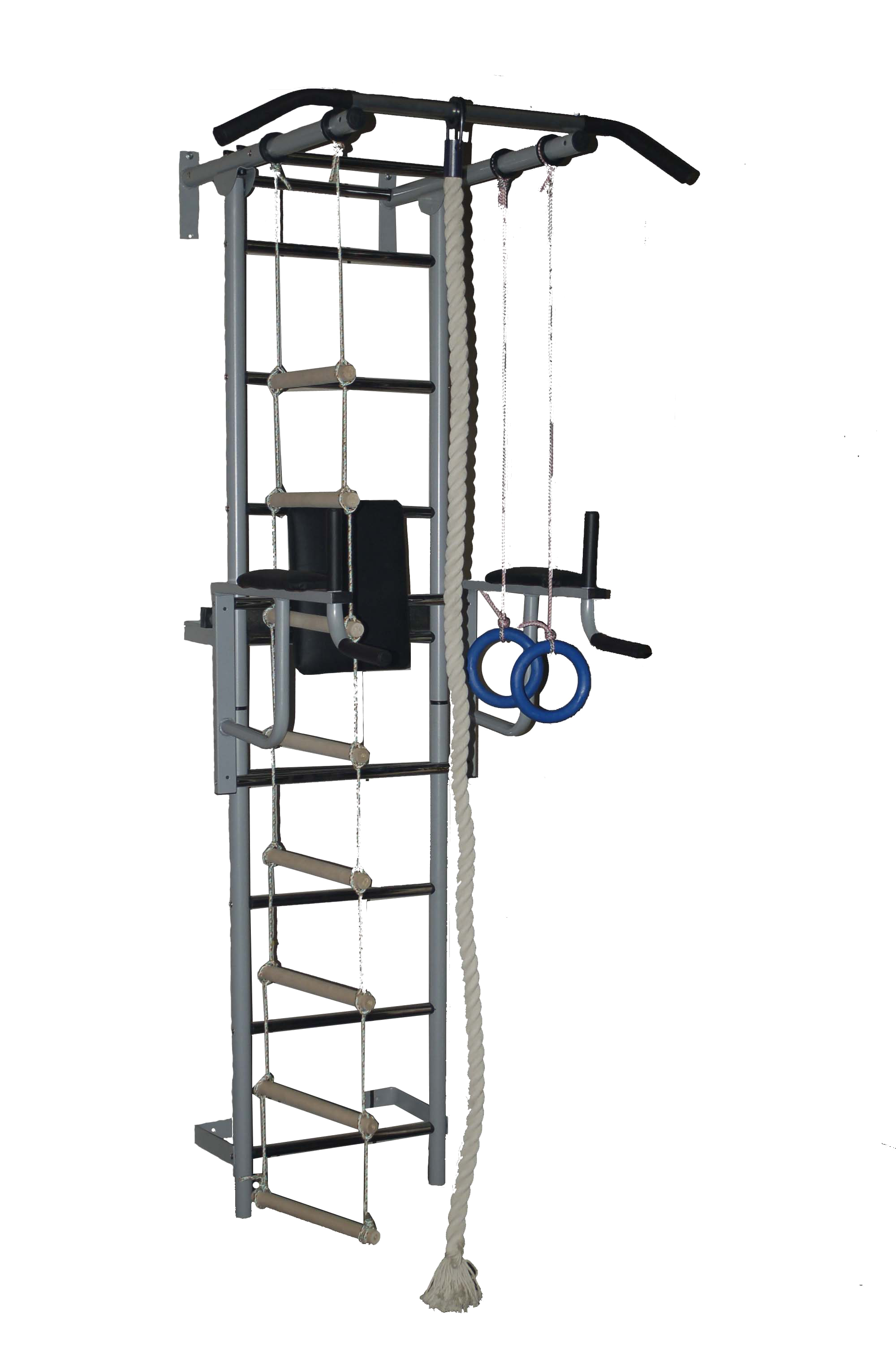 ДСК "Крепыш плюс " пристенный с брусьями - 1 синий