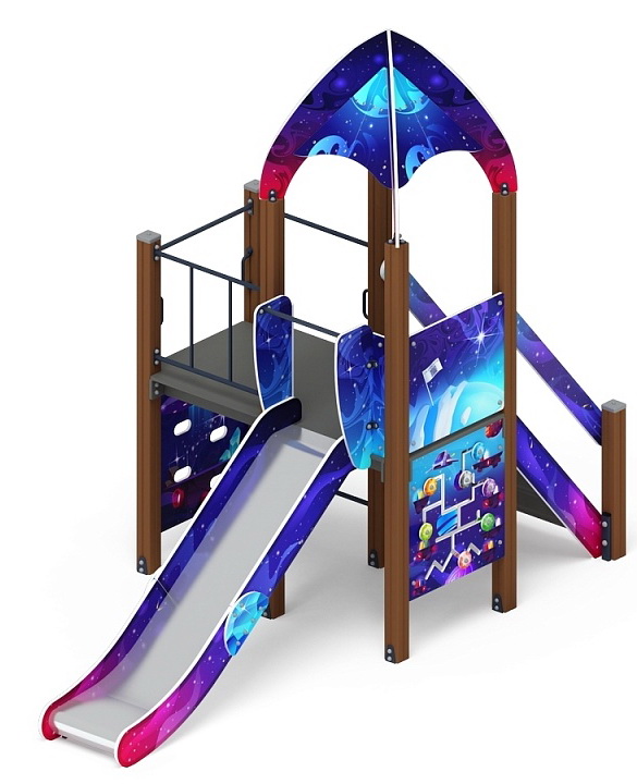 КОСМОПОРТ детский игровой комплекс ДИК 2.14.08-02 (H=1200)