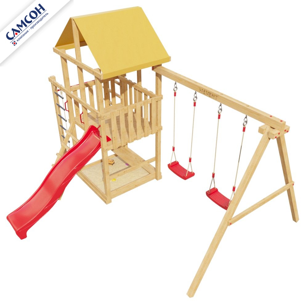 Детская деревянная игровая площадка ЭЛЕМЕНТ 5 Самсон
