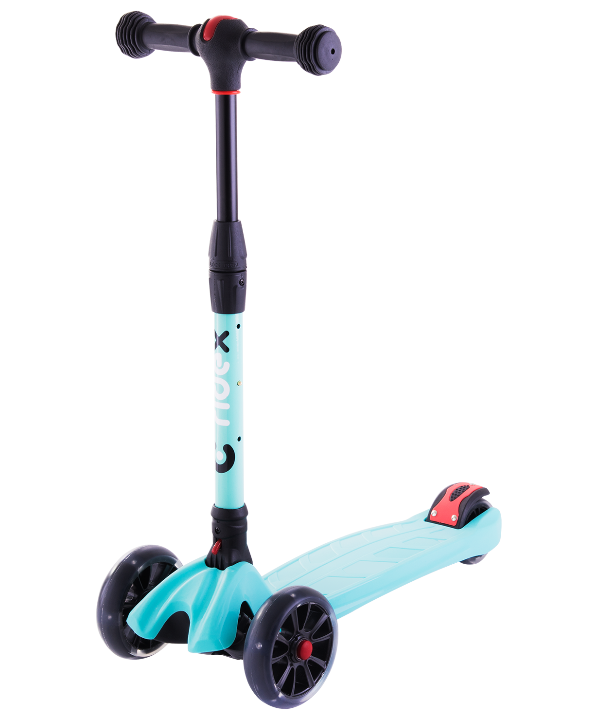 Самокат 3-колесный Stark 3D, 135/90 мм, мятный