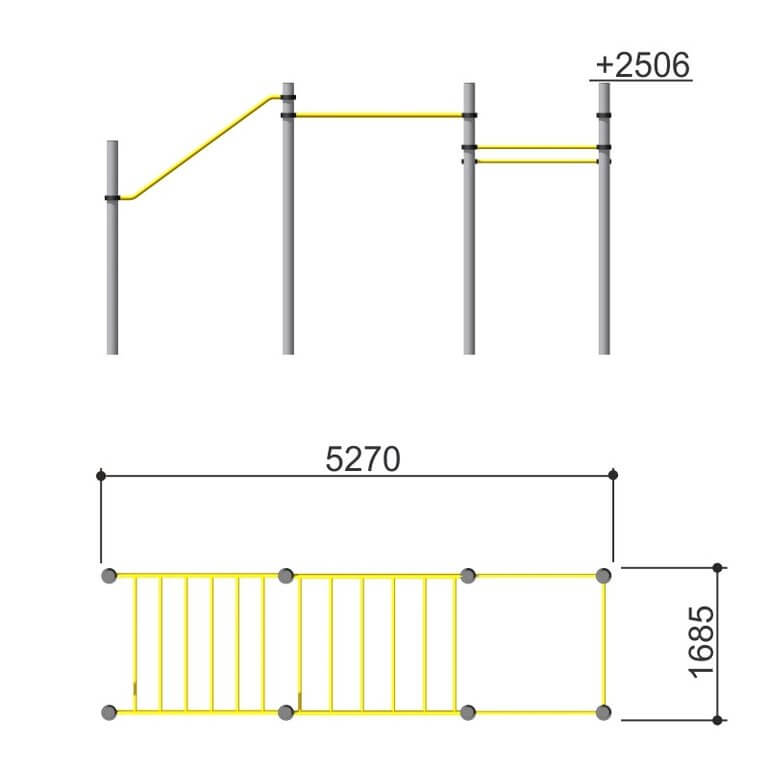 Комплекс спортивный Romana 501.27.01