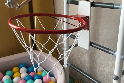 Кольцо баскетбольное № 5 D=380 мм с сеткой (01.305)