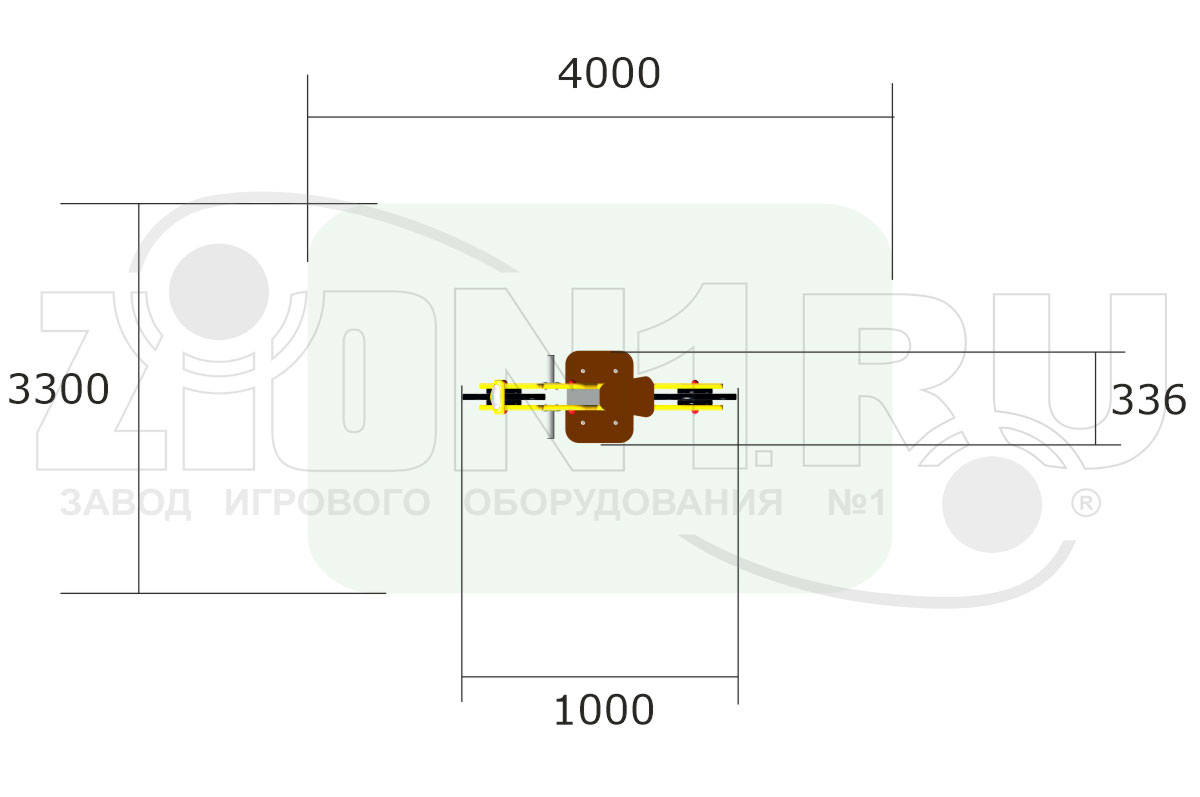 Качалка на пружине ZION Байк