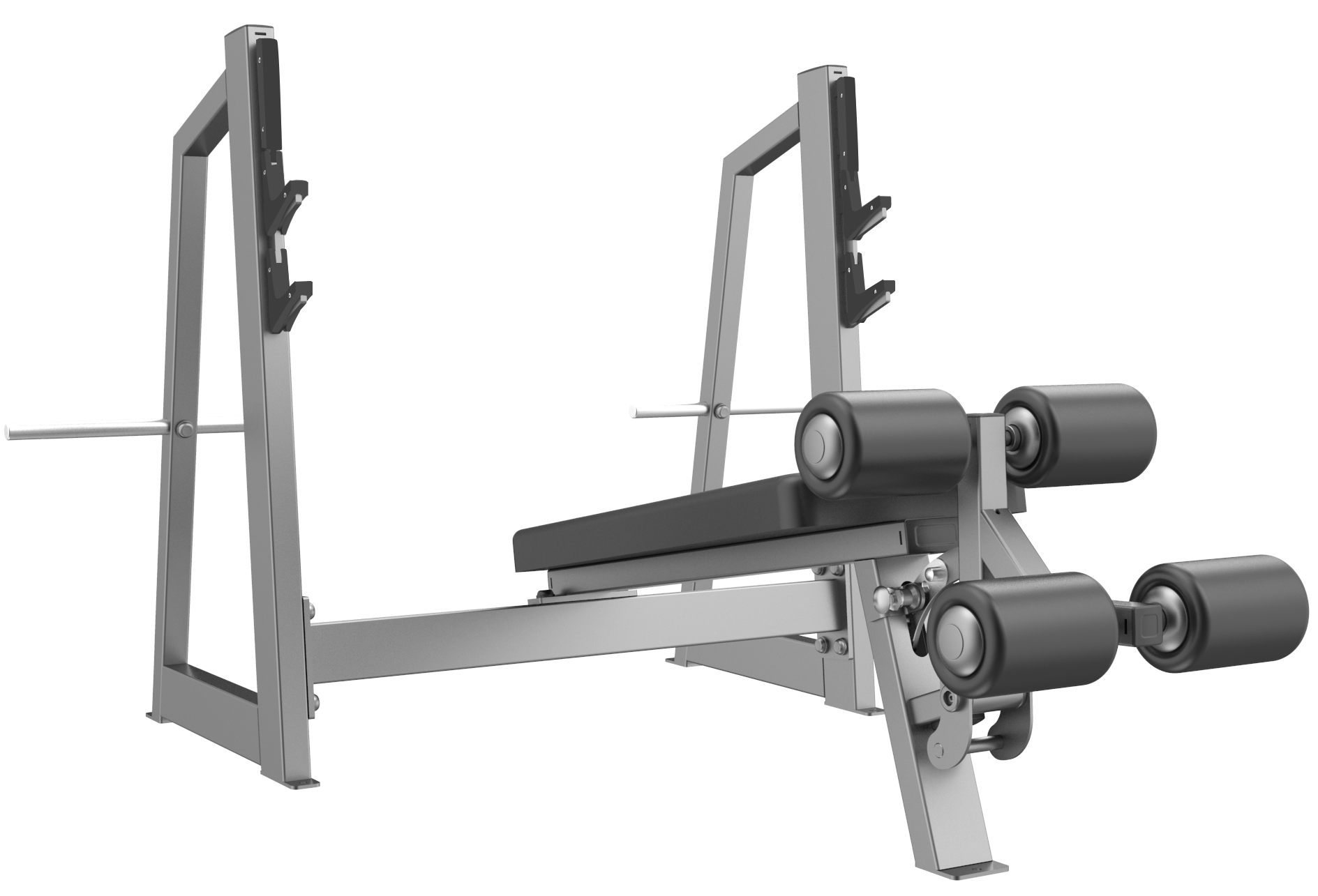 E-3041 Скамья-стойка для жима под углом вниз