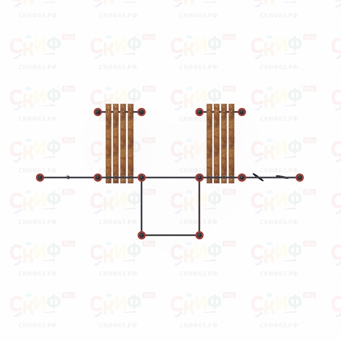 Уличный атлетический комплекс ВОРКАУТ 18 (89)