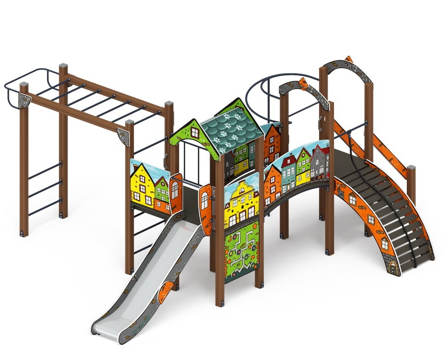 РАДА (Город) детский игровой комплекс ДИК 2.01.2.08-01 (H=1200)