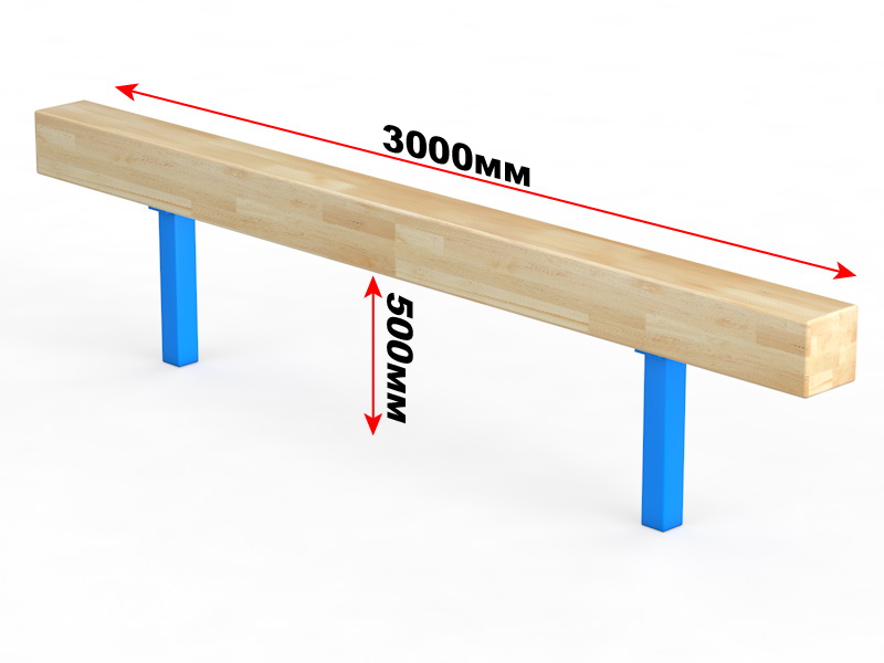 Бревно гимнастическое для улицы (14.302)