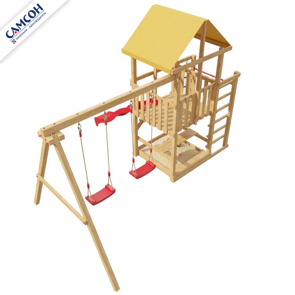 Детская деревянная игровая площадка ЭЛЕМЕНТ 5 Самсон