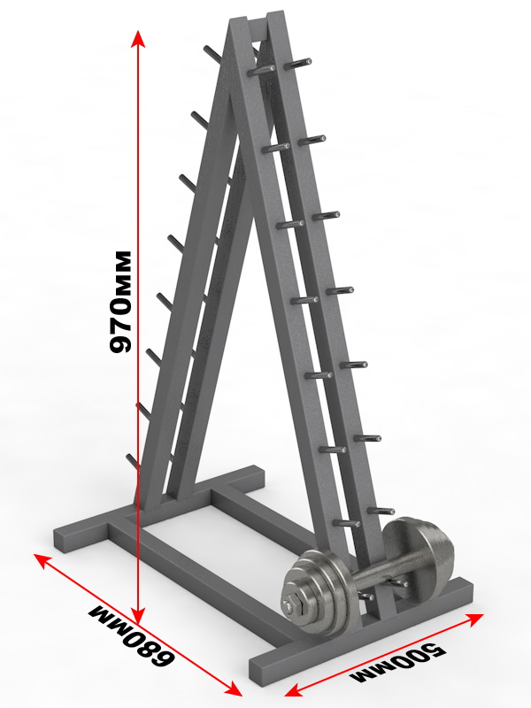Горка для гантелей цельносварная (13.401)