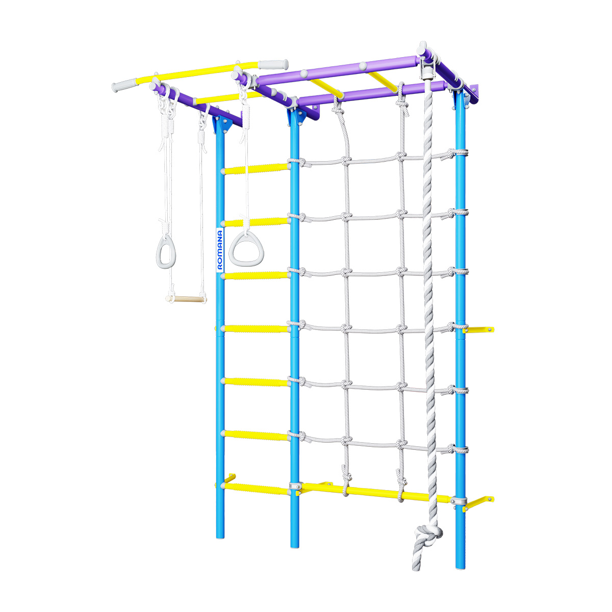 Домашний спортивный комплекс S7 Romana (01.31.7.06.410.05.00-68) сиренево/голубой