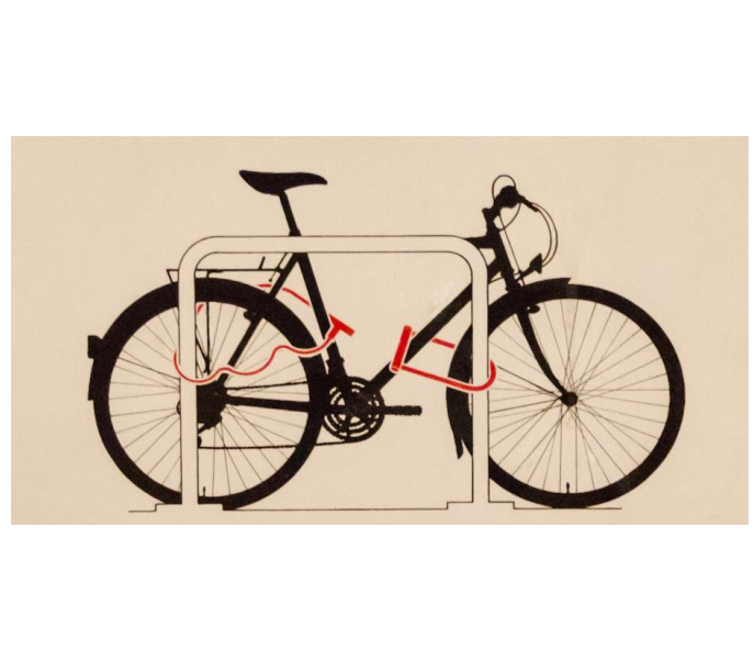 Велопарковка ПИ из нержавеющей стали