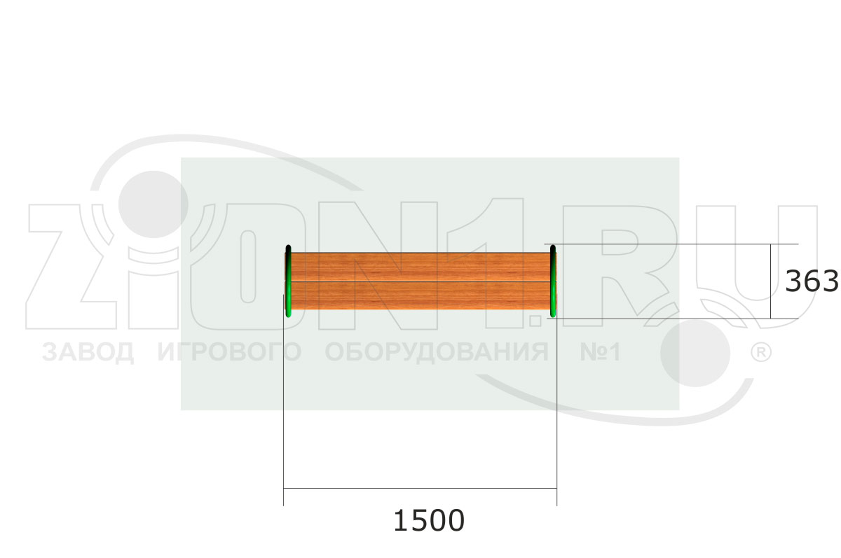 Скамейка парковая ZION М19 (СП158)