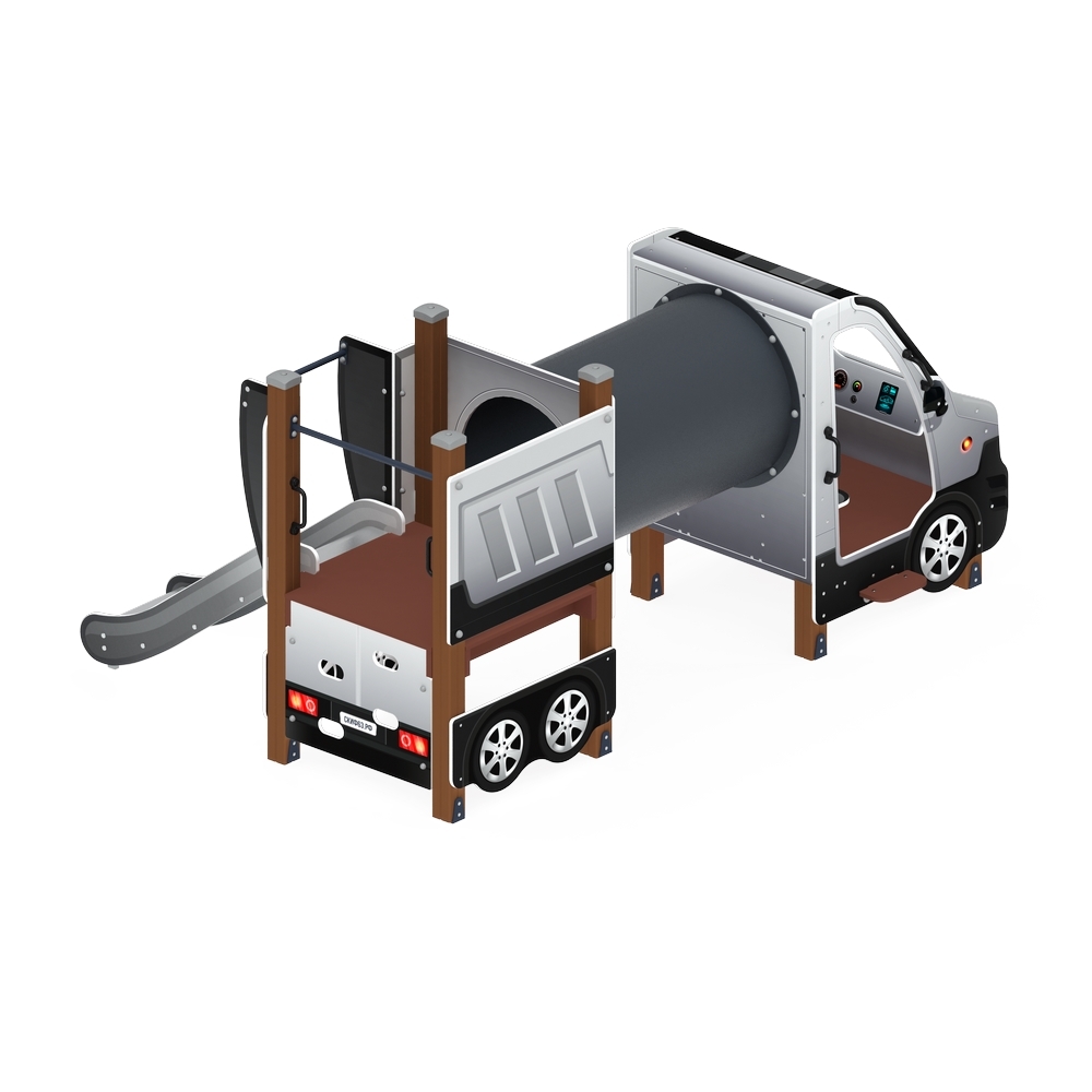 МАШИНКА С ГОРКОЙ тип 3 детский игровой комплекс ДИК 1.03.1.03-02 (H=750)