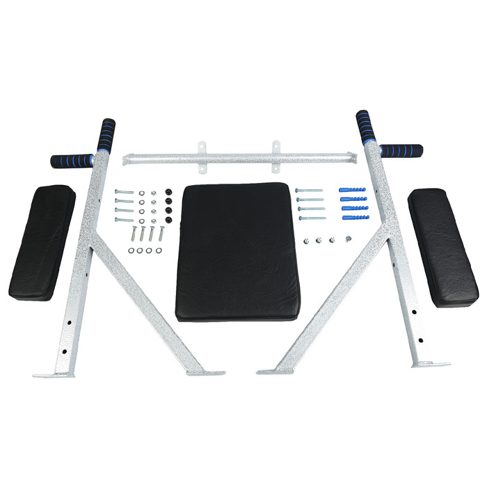 Тренажёр пресс-брусья настенный АТЛЕТ-Проф Юный Атлет белый антик