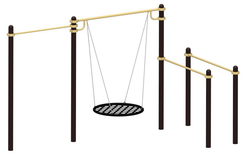 Турник, брусья, качели «гнездо» YSK113