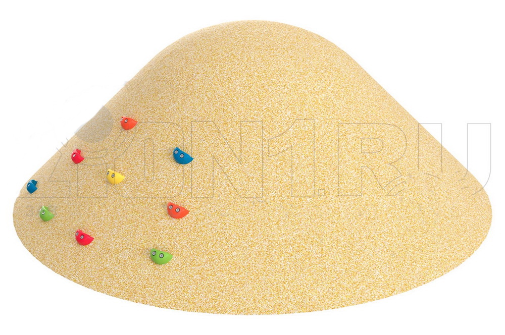 Резиновая фигура ZION Холм с зацепами (для парков и детских площадок)