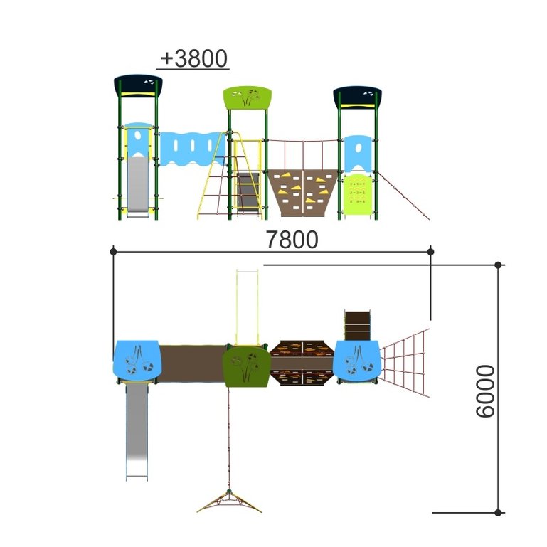 Игровой комплекс Весна «Romana 101.63.00»