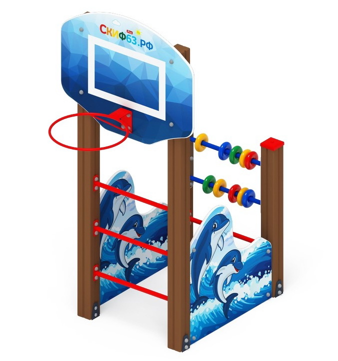 Детская площадка Спортивная серия ДЕЛЬФИНАРИЙ СК 1.01.05-01