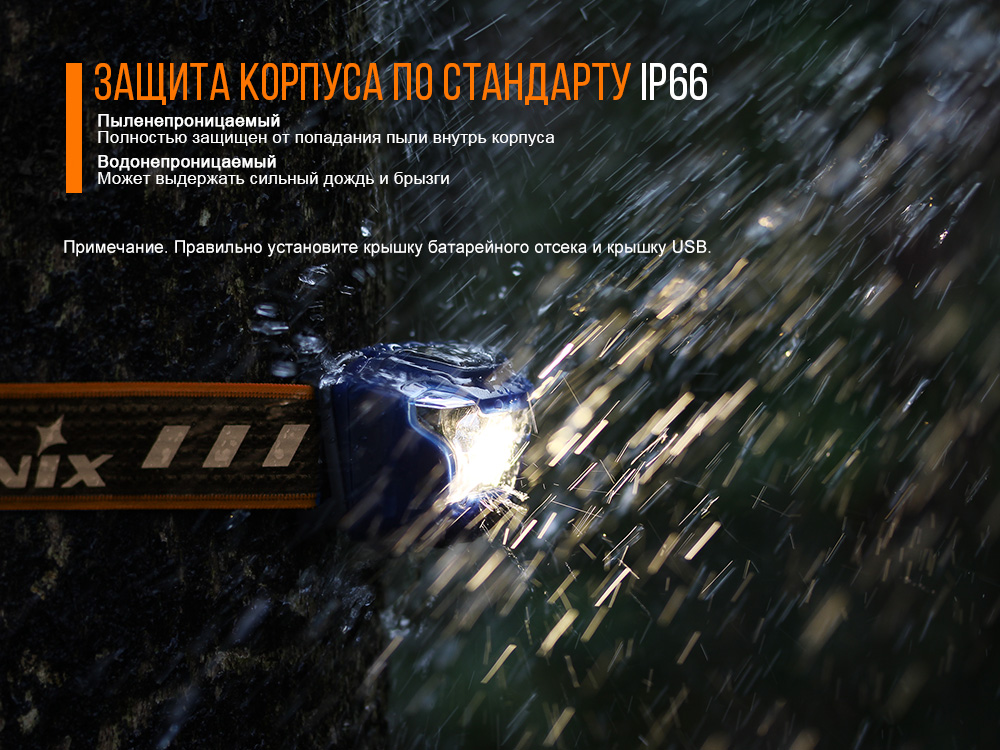 Налобный фонарь Fenix HL18R, черный