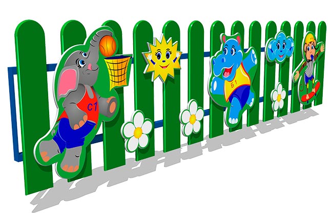 Ограждение детской площадки ZION Игра (ОГД002)