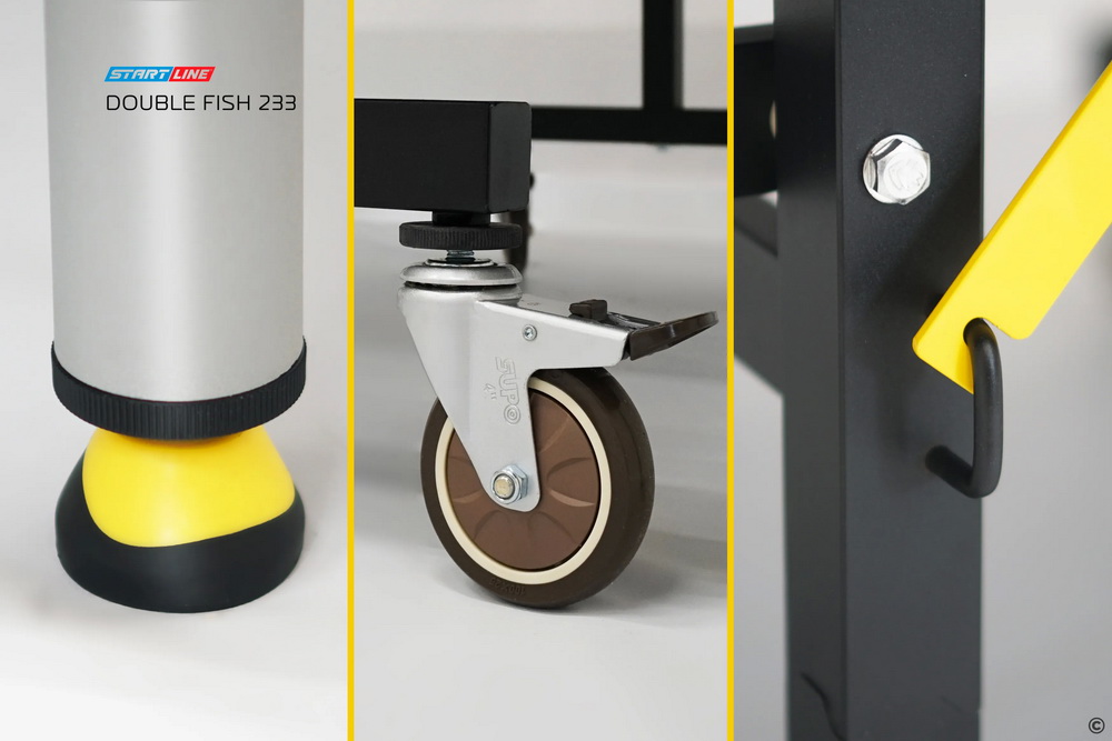 Теннисный стол DOUBLE FISH 233 Черный