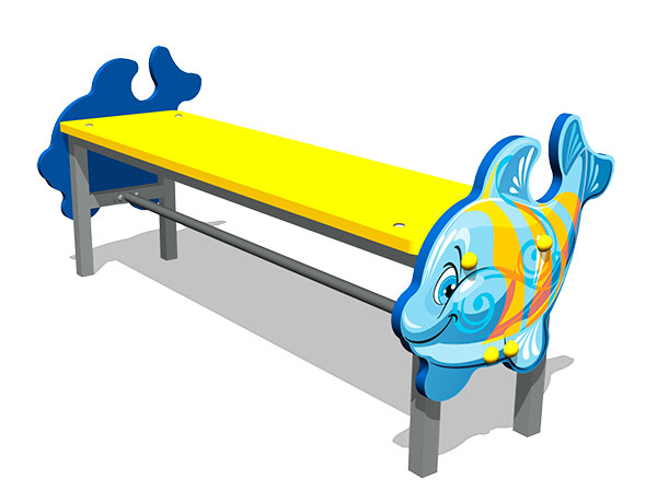 Скамейка детская ZION Кит (СП005)