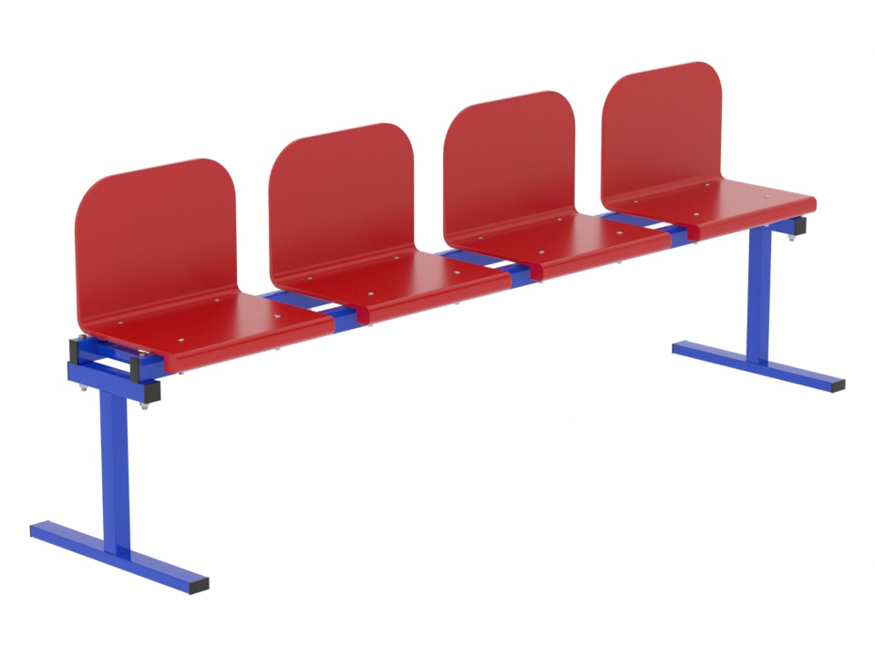 Трибуна однорядная на 4 места (20.017)