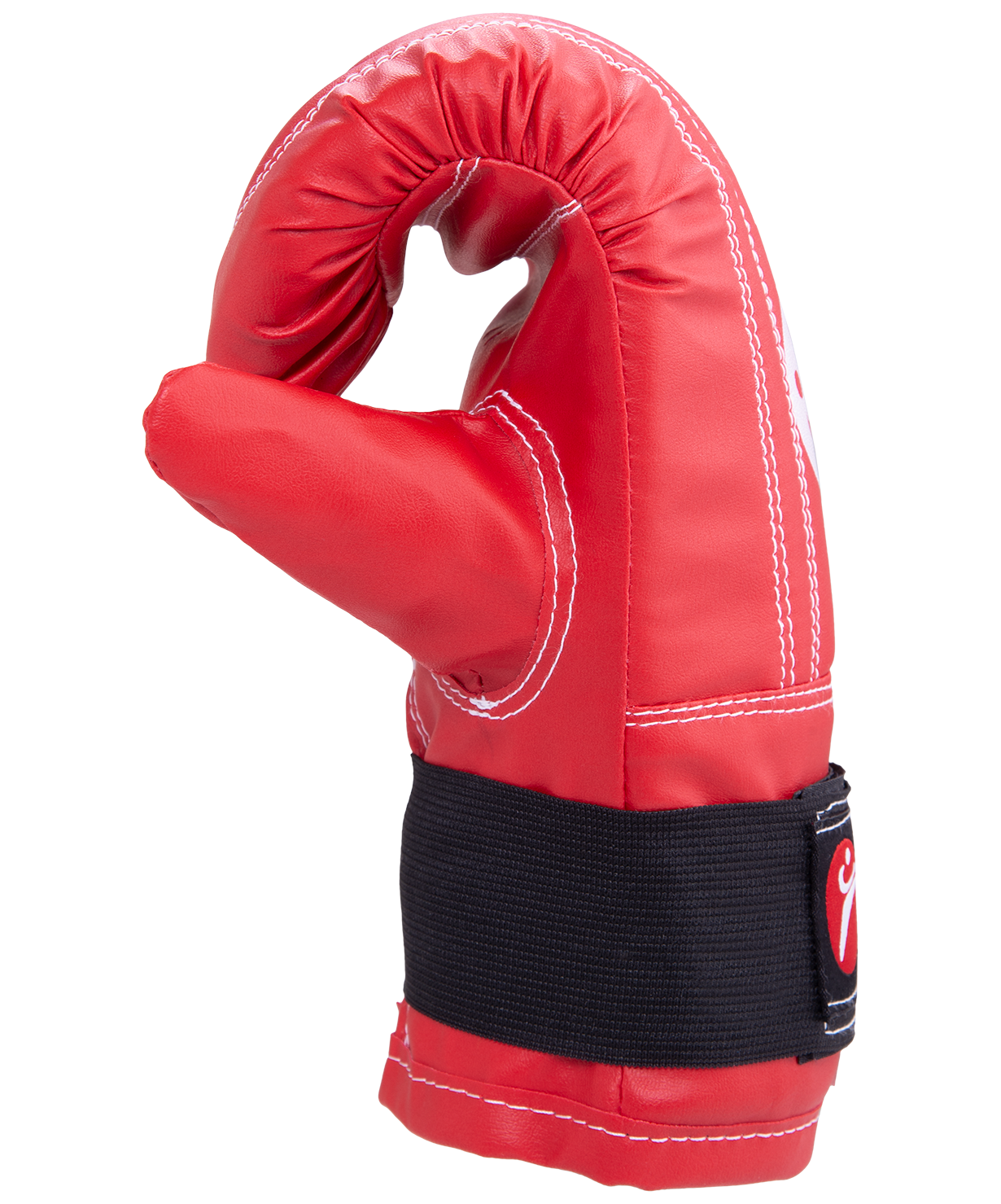 Перчатки снарядные, кожзам, красно-сине-черный, L