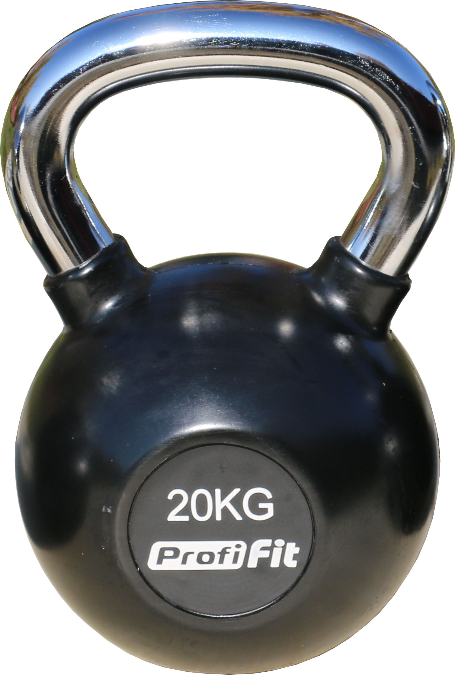 Гиря обрезиненная с хромированной ручкой 20 кг PROFI-FIT