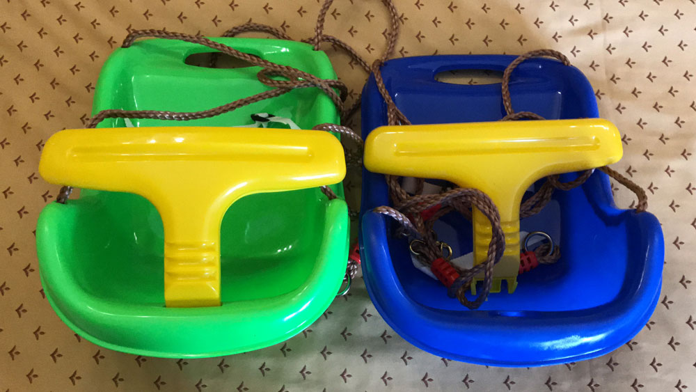 Качели 2 в 1 (люкс) Зеленые