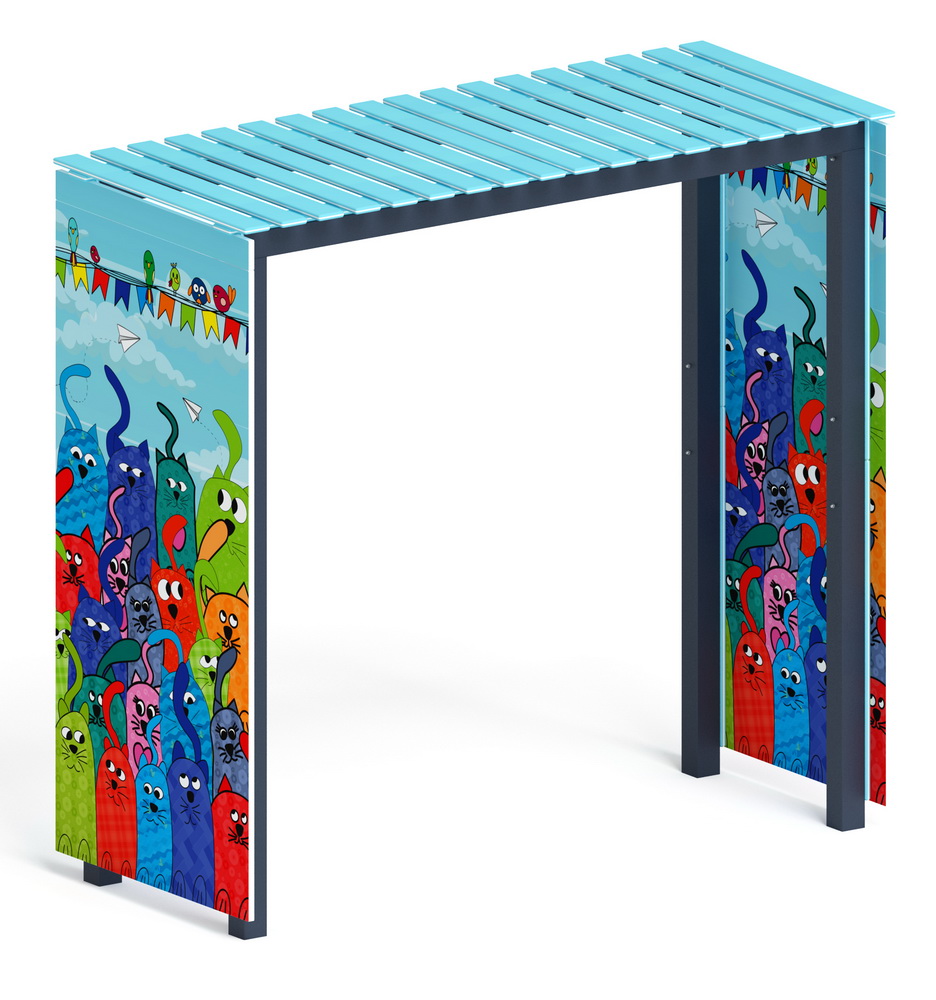 Пергола (Коты) МФ 77.06.01-07 /без поликарбоната/