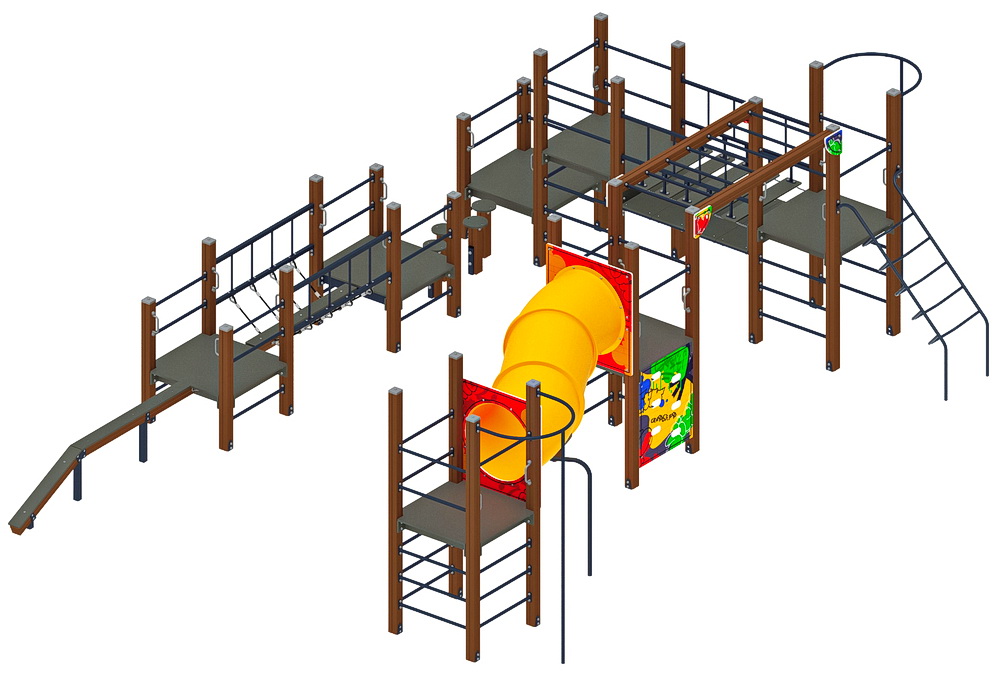 Детская площадка Спортивная серия СК 2.01.24-01.1