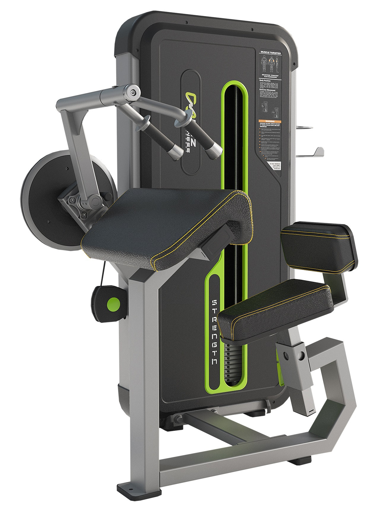 A3028 Трицепс-машина сидя. Наклонная парта. Стек 105 кг